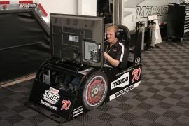 Josh Hurley Cutting his Learning Curve with his Sim-Sport Simulator to Re-Learn the Infamous and Fast Road Atlanta Track